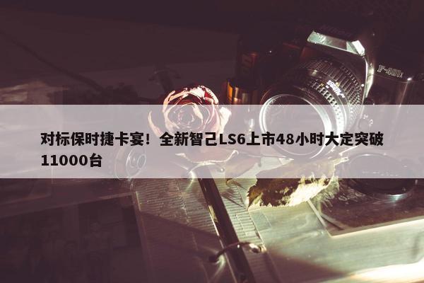 对标保时捷卡宴！全新智己LS6上市48小时大定突破11000台